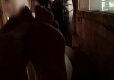 Wife cheats with new friend at fitness club for blowjob and creampie