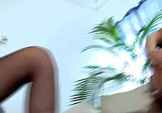 मेरे ब्लैक लंड पर क्रीम रशियन बायसेक्शुअल एनल और गांड चाटना