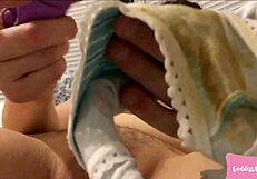 just banging my hot creamy pussy right now