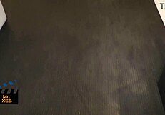 blonde pawg kneels and submits to daddy's control