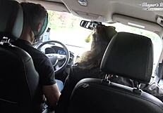 वाह! निम्फो वाइफ जूलिया नॉर्थ की जंगल में क्विक एनल चुदाई