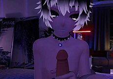 handjob and sucking by femboy shemale