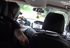 वाह! निम्फो वाइफ जूलिया नॉर्थ की जंगल में क्विक एनल चुदाई