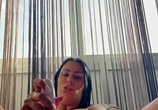 sapphire says, 'watch my orgasm?'