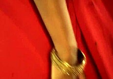 Seductive mature milf brunette teases solo amateurs with her body.