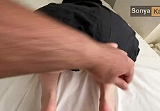 Horny step mom’s big round ass pounded doggy style!