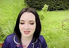 Naughty Nurse Eats Cum On Her Break