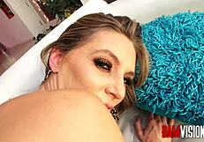 Bamvisions milf Mona Wales takes huge cock in anal play