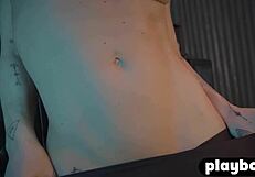 Big Ass Tattooed Milf Nicole Aniston Strips to Show Amazing Tits and Booty