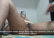 Bruna Silva Hotwife Impregnated by Eater and Cuckold Husband