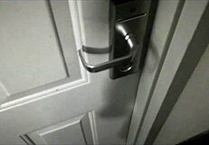 Wife's pussy quivers with multiple anal orgasms in hotel room