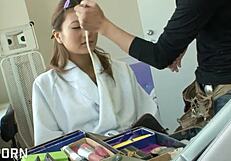 Filling Sexy Japanese Girl’s Wet Pussy With Hot Creampie In Threesome