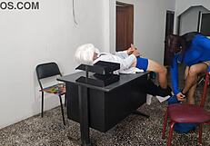 Doctor Bangs Secretary Sensually on Desk at Work