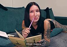 Nerdy step bro fucks ass intensely