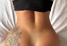 I pound her tight hairy ass hard for a steamy anal creampie finish