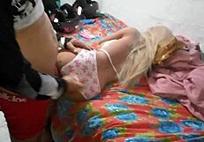 Blonde teen doll takes hard anal toy deep inside