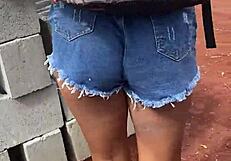 Sexo na rua novinha saiu da escola e acabo dano po pedreiro na casa de constru�ao