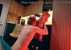 Nerdy step bro fucks ass intensely