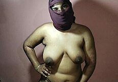 Stepmom gives back massage to stepson with big tits