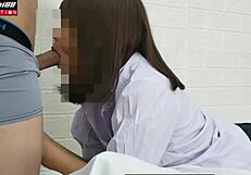 wanna see this tight thai student slut with shaved pussy get a messy creampie?