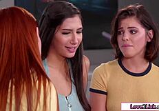 Three Hot Ladies Licking Each Others Cunt In Scissoring Threesome Oral Masturbation