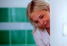 Innocent Girl Tempted by Wet Shaved Pussy Play