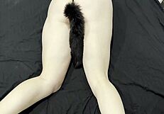 hinting at my big pussy lips during solo play