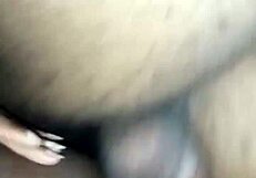 Pretinha takes big cock in her pussy and ass