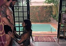 Relaxing moment with intense pleasure featuring dreadhot in full video