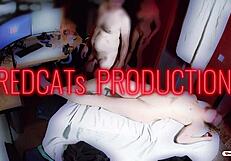 I paid for the massage, but this cheating slut wife got dirty with oiled legs