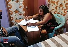 Indian Boss Fucking Secretary in Office Missionary