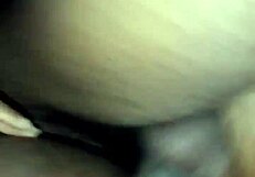 Pretinha takes big cock in her pussy and ass