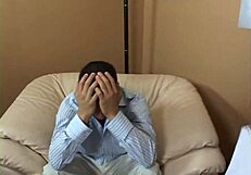 Which Hot Blonde Cougar Bends Over in Office Scene 2?