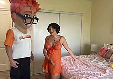 Daya dares a cowgirl romp with the porndude in the bouncing apartment casting.