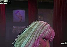 Want to see this blonde stripper's private lap dance in Vanilla Unicorn?