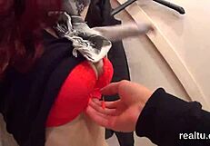 gorgeous czech kitten gets teased in the mall and pounded in pov