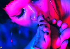 lick my soles and make me horny with tickles, bound in femdom fetish