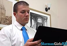 Teenage Mormon Bent Over In Doggystyle And Missionary