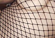 Fishnet Underwear Anal Close-Up