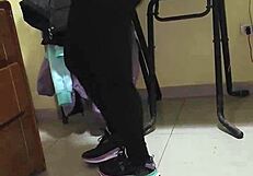 i hired a maid who showed up in see-through leggings and thong