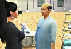 Telugu wife dates senior construction worker in cute outfit episode 6