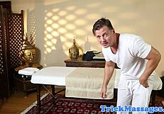 Horny Blonde Masseuse Spied On During Hidden Cam Massage Leading To Hardcore Release