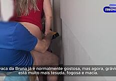 Casada Taking Loads of Cum Leaking from Her Pussy After Wedding Night