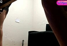 i caught my client dancing on hidden cam, wow!