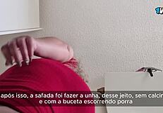 Casada Taking Loads of Cum Leaking from Her Pussy After Wedding Night