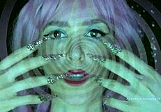 Hypnotic Italian goddess with long nails tricks you into total relaxation and femdom control in ASMR