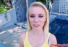 Beautiful Teen Tugging And Sucking Outdoors! What A Sight!