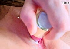 i masturbated using his cum on my pussy