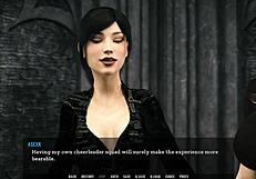 feeling overwhelmed by huge reverse gangbang with hot ladies