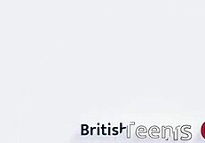 hot british teen eats cum from huge cock